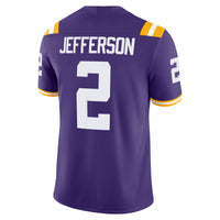 LSU Tigers Football Jersey, Purple Game Sportswear Jersey Shirt, Lightweight Breathable Athletic Jersey, Casual Gift for Men, Style 201954847