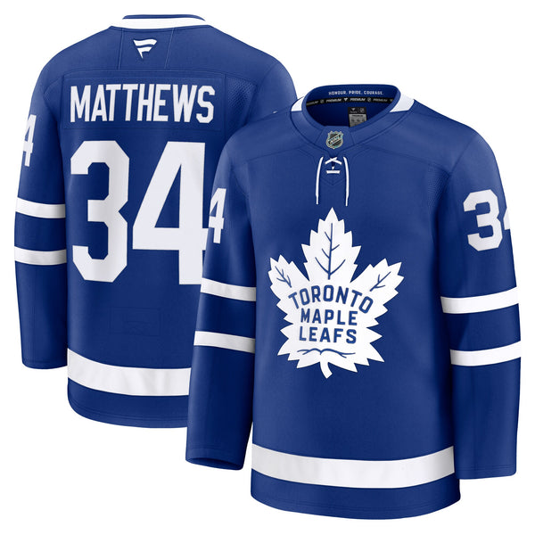 Toronto Maple Leafs Auston Matthews Blue Home Premium Jersey