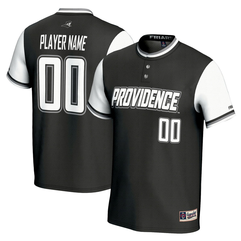 Providence Friars Softball Jersey, Black Lightweight Sportswear Jersey Shirt, Lightweight Breathable Athletic Jersey, Casual Gift for Men