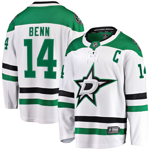 Dallas Stars Jamie Benn White Breakaway Jersey