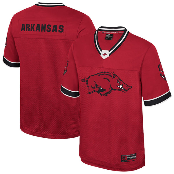 Arkansas Razorbacks Nothing But The Hits Football Jersey - Cardinal