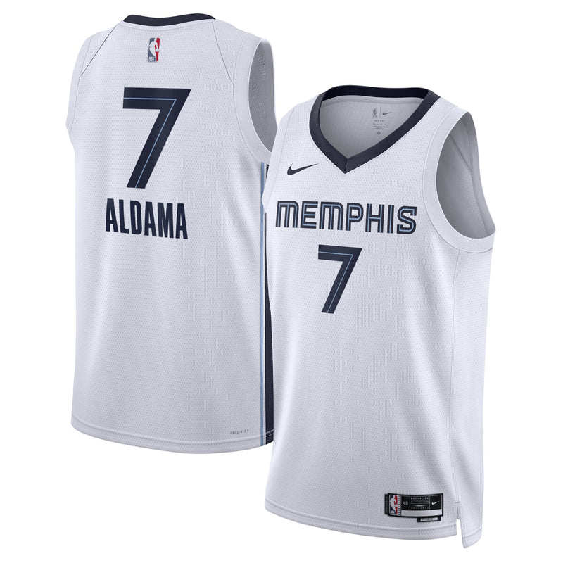Santi Aldama Memphis Grizzlies Basketball Jersey, White Swingman Sportswear Jersey Shirt, Sleeveless Athletic Tank Jersey, Casual Gift for Men