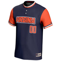 Virginia Cavaliers Softball Jersey, Navy Sportswear Jersey Shirt, Lightweight Breathable Athletic Jersey, Casual Gift for Men, Style 200139081