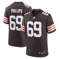 Tyre Phillips Cleveland Browns Football Jersey, Brown Game Sportswear Jersey Shirt, Lightweight Breathable Athletic Jersey, Casual Gift for Men