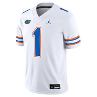 Florida Gators Football Jersey, White Game Sportswear Jersey Shirt, Lightweight Breathable Athletic Jersey, Casual Gift for Men
