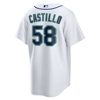 Luis Castillo Seattle Mariners Baseball Jersey, White Sportswear Jersey Shirt, Lightweight Breathable Athletic Jersey, Casual Gift for Men