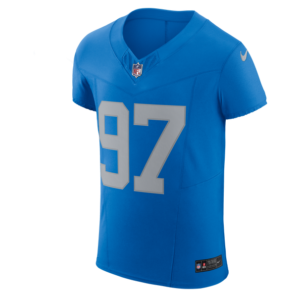 Detroit Lions Aidan Hutchinson Blue Alternate Elite Jersey