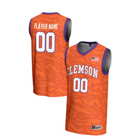 Clemson Tigers Basketball Jersey, Orange Sportswear Jersey Shirt, Sleeveless Athletic Tank Jersey, Casual Gift for Men, Style 201334787
