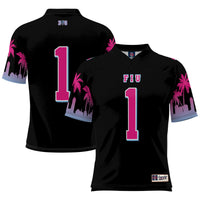 FIU Panthers Football Jersey, Black Sportswear Jersey Shirt, Lightweight Breathable Athletic Jersey, Casual Gift for Men