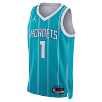 LaMelo Ball Charlotte Hornets Basketball Jersey, Teal Swingman Sportswear Jersey Shirt, Sleeveless Athletic Tank Jersey, Casual Gift for Men