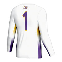 LSU Tigers Volleyball Jersey, White Sportswear Jersey Shirt, Lightweight Breathable Athletic Jersey, Casual Gift for Men, Style 200461759