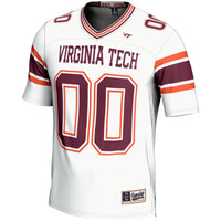 Virginia Tech Hokies Football Jersey, White Sportswear Jersey Shirt, Lightweight Breathable Athletic Jersey, Casual Gift for Men, Style 5233559
