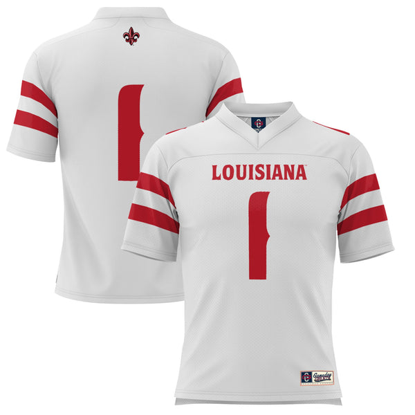 #1 Louisiana Ragin' Cajuns Football Jersey - White