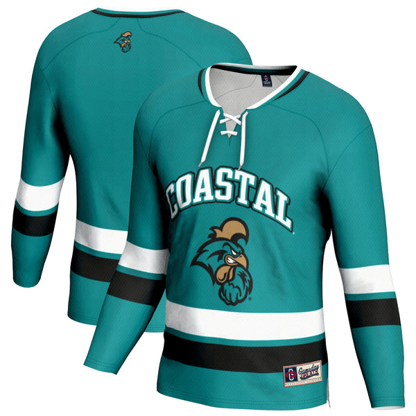 Coastal Carolina Chanticleers Hockey Jersey - Teal