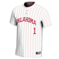 Oklahoma Sooners Softball Jersey, White Sportswear Jersey Shirt, Lightweight Breathable Athletic Jersey, Casual Gift for Men, Style 201254662