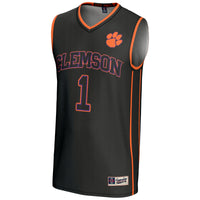 Clemson Tigers Lightweight Basketball Jersey, Black Sportswear Jersey Shirt, Sleeveless Athletic Tank Jersey, Casual Gift for Men