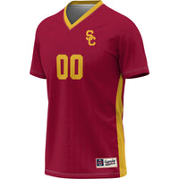 USC Trojans Soccer Jersey, Crimson Lightweight Sportswear Jersey Shirt, Lightweight Breathable Athletic Jersey, Casual Gift for Men