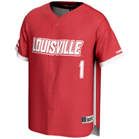 Louisville Cardinals Baseball Jersey, Red Sportswear Jersey Shirt, Lightweight Breathable Athletic Jersey, Casual Gift for Men, Style 201141754