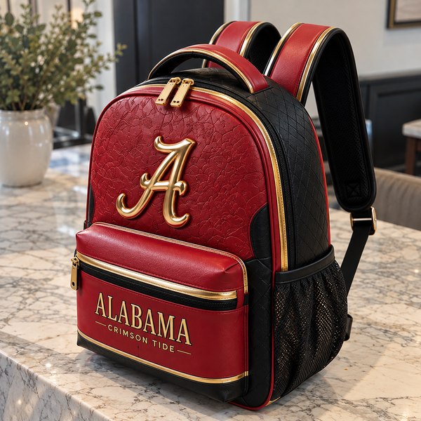 ALA Script Crimson - Collegiate Emblem Backpack - main