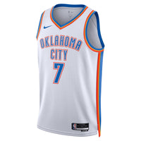 Chet Holmgren Oklahoma City Thunder Basketball Jersey, White Sportswear Jersey Shirt, Sleeveless Athletic Tank Jersey, Casual Gift for Men
