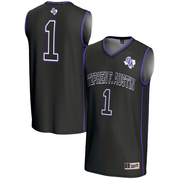 Stephen F Austin Lumberjacks #1 Basketball Jersey - Black