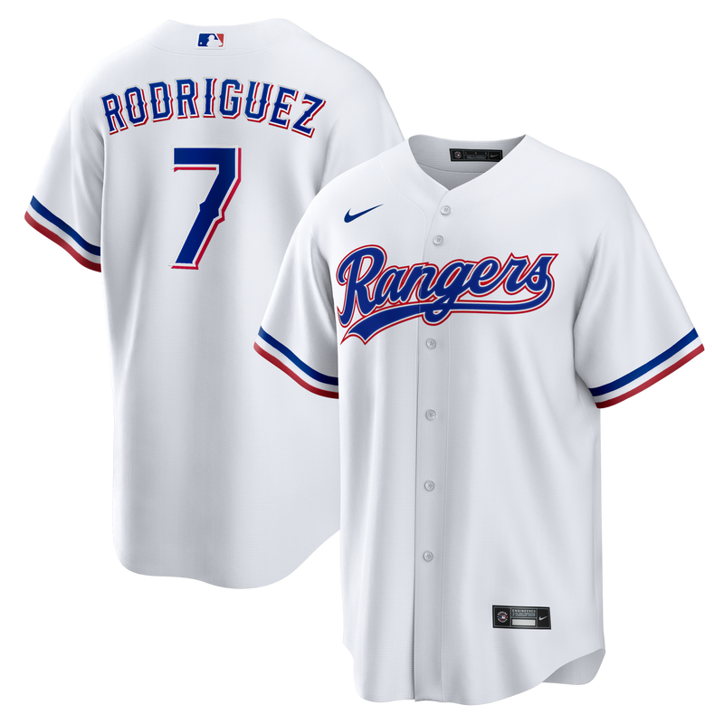 Ivan Rodriguez Texas Rangers Baseball Jersey, White Replica Sportswear Jersey Shirt, Lightweight Breathable Athletic Jersey, Casual Gift for Men