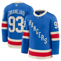 Mika Zibanejad New York Rangers Hockey Jersey, Blue Premium Sportswear Jersey Shirt, Long Sleeve Hockey Sweater Jersey, Casual Gift for Men
