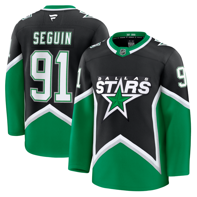 Tyler Seguin Dallas Stars Hockey Jersey, Black Premium Alternate Sportswear Jersey Shirt, Long Sleeve Hockey Sweater Jersey, Casual Gift for Men