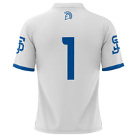 San Jose State Spartans Football Jersey, White Sportswear Jersey Shirt, Lightweight Breathable Athletic Jersey, Casual Gift for Men