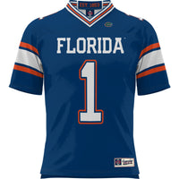 Florida Gators Football Jersey, Royal Sportswear Jersey Shirt, Lightweight Breathable Athletic Jersey, Casual Gift for Men, Style 200425278