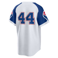 Hank Aaron Atlanta Braves Baseball Jersey, White Home Sportswear Jersey Shirt, Lightweight Breathable Athletic Jersey, Casual Gift for Men