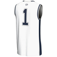 New Hampshire Wildcats Basketball Jersey, White Lightweight Sportswear Jersey Shirt, Sleeveless Athletic Tank Jersey, Casual Gift for Men