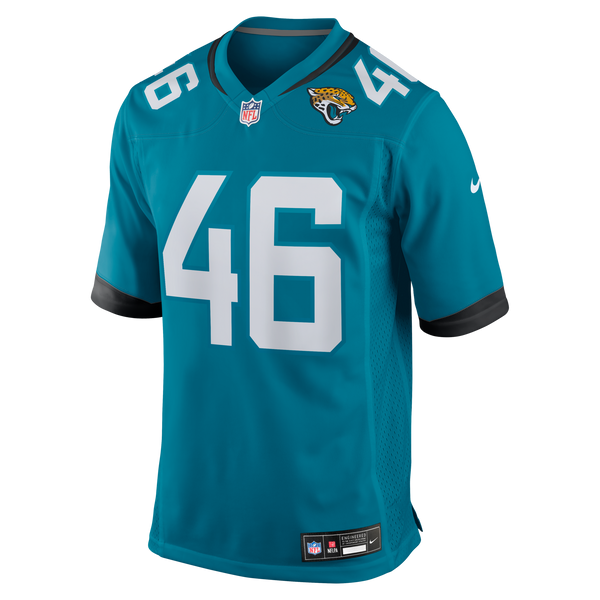 Jacksonville Jaguars Ross Matiscik Teal Game Jersey