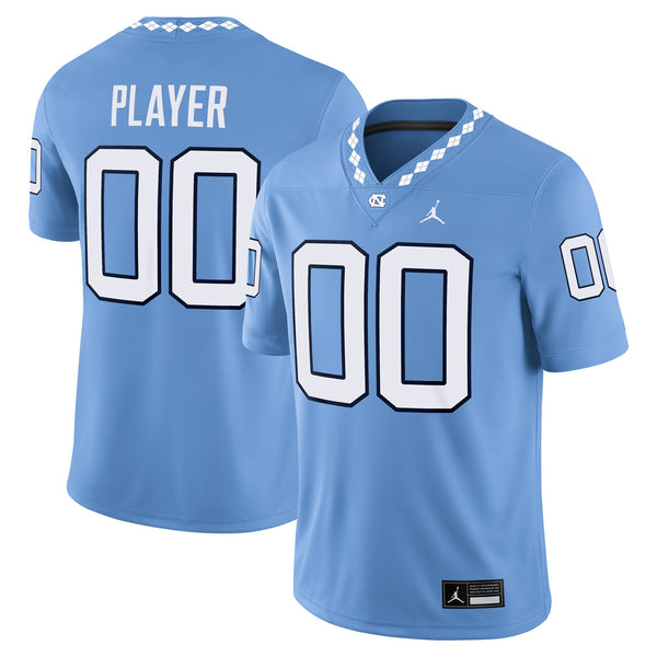 North Carolina Tar Heels NIL Pick-A-Player Football Game Jersey - Carolina Blue
