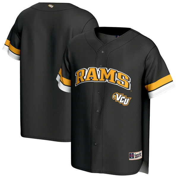 VCU Rams Spirit Baseball Jersey - Black