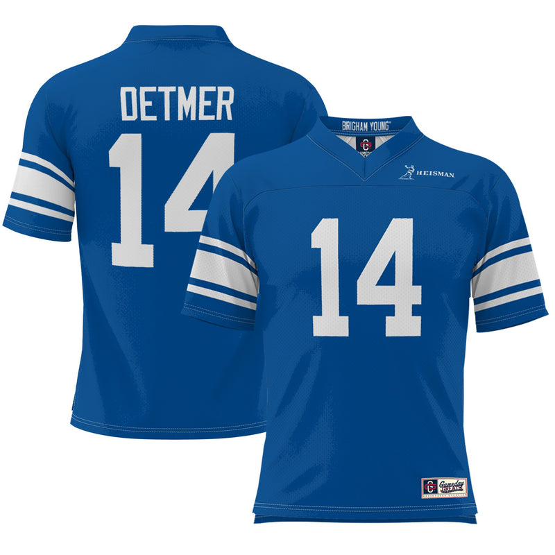 BYU Cougars Football Jersey, Royal Sportswear Jersey Shirt, Lightweight Breathable Athletic Jersey, Casual Gift for Men, Style 200885986