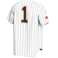 Oklahoma State Cowboys Baseball Jersey, White Fashion Sportswear Jersey Shirt, Lightweight Breathable Athletic Jersey, Casual Gift for Men