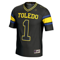 Toledo Rockets Football Jersey, Black Sportswear Jersey Shirt, Lightweight Breathable Athletic Jersey, Casual Gift for Men