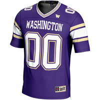 Washington Huskies Football Jersey, Purple Sportswear Jersey Shirt, Lightweight Breathable Athletic Jersey, Casual Gift for Men, Style 5233561