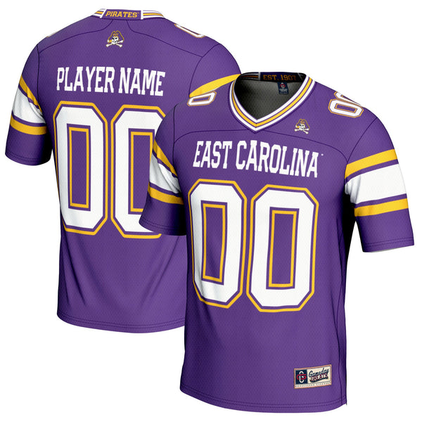ECU Pirates NIL Pick-A-Player Football Jersey - Purple