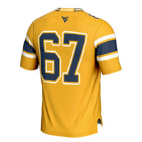 West Virginia Mountaineers Football Jersey, Sportswear Jersey Shirt, Lightweight Athletic Jersey, Casual Gift for Men, Style 200447717