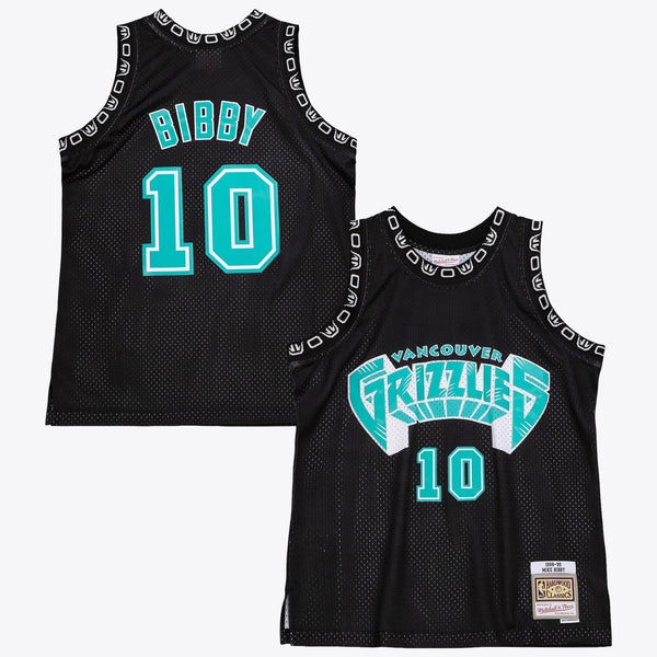 Vancouver Grizzlies Mike Bibby 1998 Team Color Swingman Jersey - Black