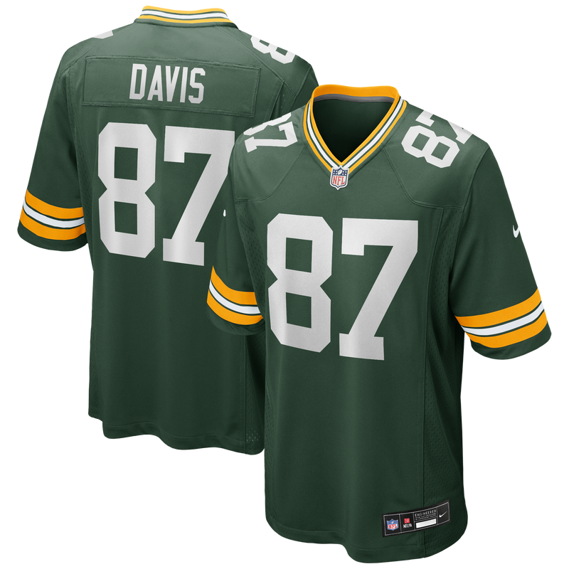Willie Davis Green Bay Packers Football Jersey, Game Sportswear Jersey Shirt, Lightweight Breathable Athletic Jersey, Casual Gift for Men
