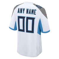 Tennessee Titans Football Jersey, White Game Sportswear Jersey Shirt, Lightweight Breathable Athletic Jersey, Casual Gift for Men, Style 3889183