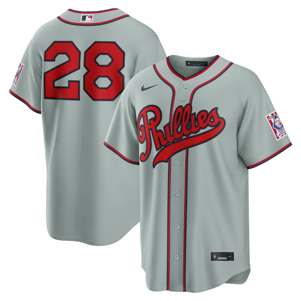 Philadelphia Phillies Alec Bohm Gray 2026 Field of Dreams Stadium Jersey