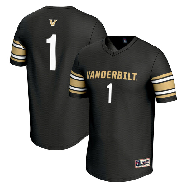 #1 Vanderbilt Commodores Lightweight Lacrosse Jersey - Black
