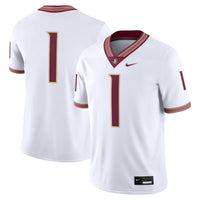 Florida State Seminoles Football Jersey, White Game Sportswear Jersey Shirt, Lightweight Breathable Athletic Jersey, Casual Gift for Men