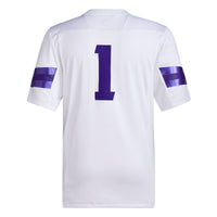 Washington Huskies Football Jersey, White Sportswear Jersey Shirt, Lightweight Breathable Athletic Jersey, Casual Gift for Men, Style 5226875