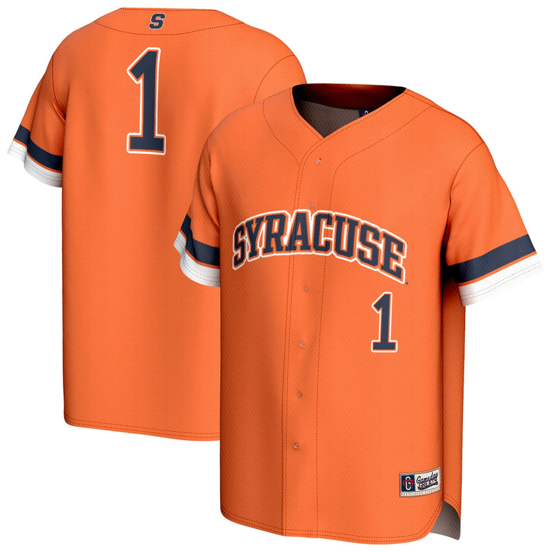Syracuse Orange Baseball Jersey, Fashion Lightweight Sportswear Jersey Shirt, Lightweight Breathable Athletic Jersey, Casual Gift for Men