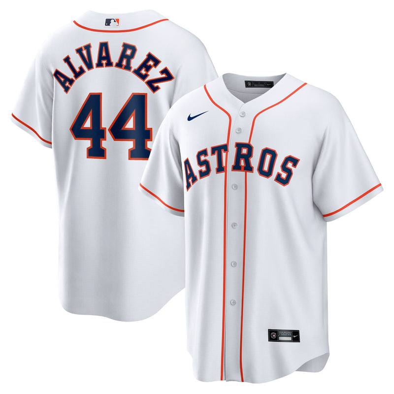 Yordan Álvarez Houston Astros Baseball Jersey, White Sportswear Jersey Shirt, Lightweight Breathable Athletic Jersey, Casual Gift for Men